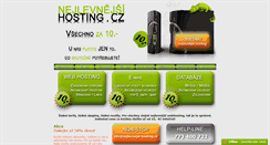 Desktop Screenshot of nejlevnejsi-hosting.cz